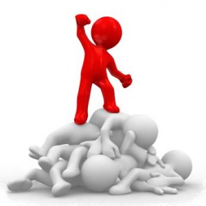 ASSumptions Competition standing on others